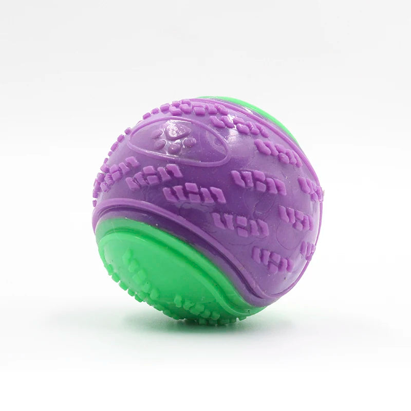 Squeaky Dog Ball Toy for Teeth Cleaning