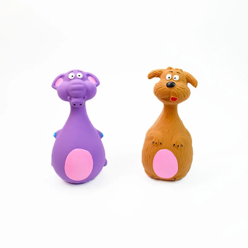 Dog Rubber Chew & Teeth Cleaning Training Toy
