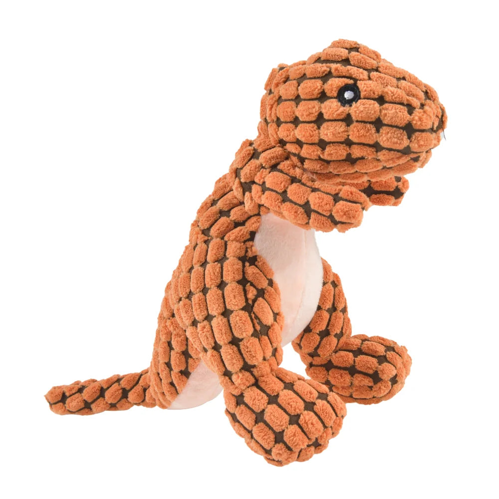 Pet Plush Dinosaur Chew Toy