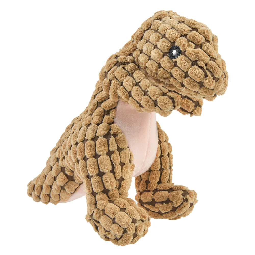 Pet Plush Dinosaur Chew Toy