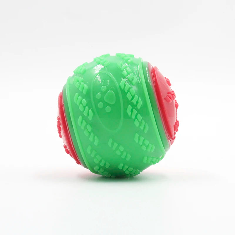 Squeaky Dog Ball Toy for Teeth Cleaning