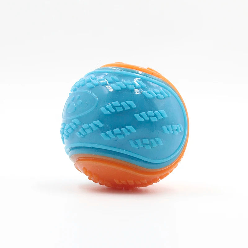 Squeaky Dog Ball Toy for Teeth Cleaning