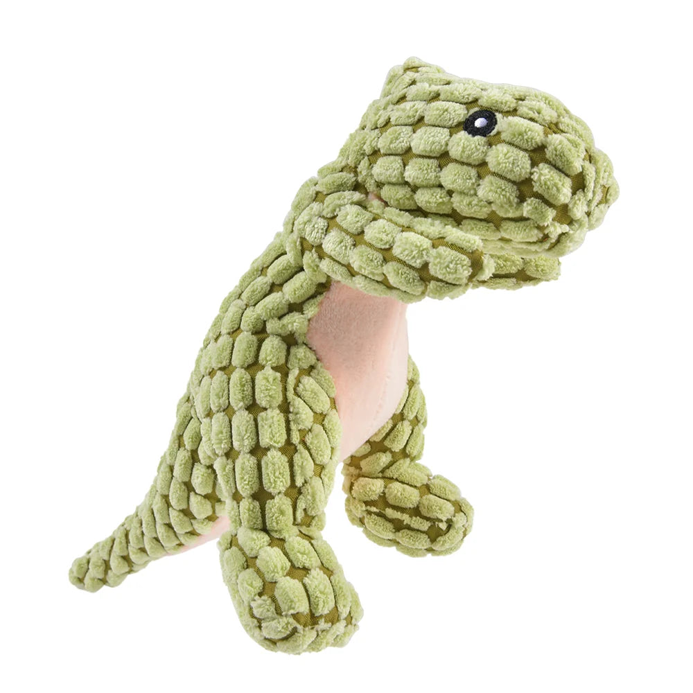 Pet Plush Dinosaur Chew Toy