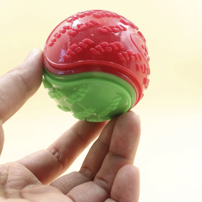 Squeaky Dog Ball Toy for Teeth Cleaning